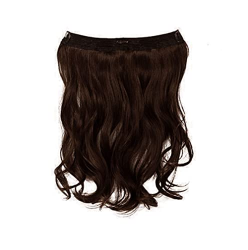 A frizura 16 Colos Haj Hosszabbítás, Hullámos, Egy darabból Klip Hairuwear - R6 30H Csokoládé Réz