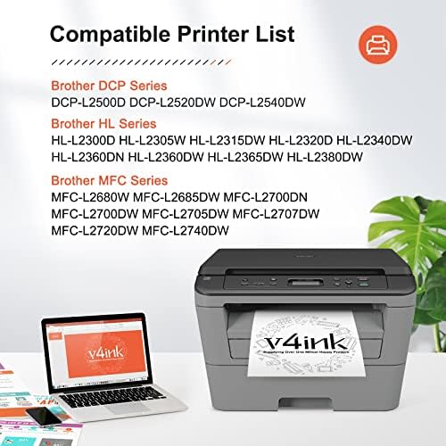 v4ink 3PK Kompatibilis Tray_Toners_Cartridges_Printer a Testvér TN660 TN630 Toner Festék a Brother MFC-L2700DW HL-L2300D HL-L2320D HL-L2340DW