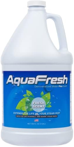 Aqua Tudomány Ioncserélt Víz Gőz Mop Tisztító Oldat - Prémium Padló Tisztító Oldat Kompatibilis Minden Gőzös Mop - 1 Gallon