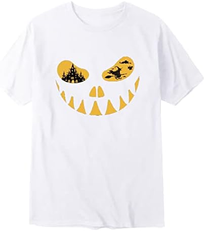 XXBR Férfi Halloween pólók,Katona Rövid Ujjú Csontváz Nyomtatás Vicces Grafikus Legénység Nyak Edzés Tervező Fél Tshirt