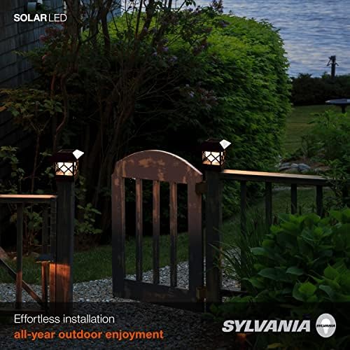 Sylvania Napenergia Kerítés Tetejére Szerelhető Lámpatest a Nappali Érzékelő, LED-s Akkumulátor Szerepel, 8 lm, 3000K, Meleg