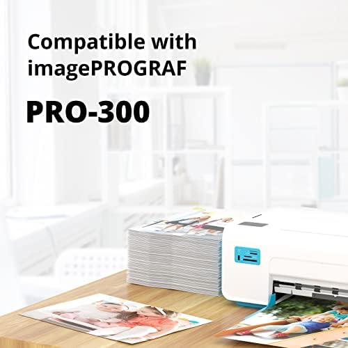 Kompatibilis PFI-300 PFI300 Tintapatron Csere Canon PFI-300 Használható imagePROGRAF PRO-300 Nyomtató (2 Fotó Fekete)