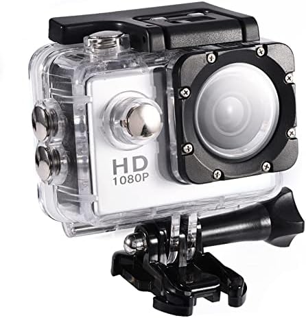 Akció Kamera DV, Könnyű Telepítés 7 Színek Mini Videokamera ABS 335g a Víz Alatt a Tisztán Vizuális Élvezetet Rekord Élet (Ezüst)