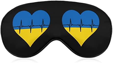 A szerelem Ukrajna Szívverés Szem Maszk Alszik Áramszünet Estén Kendőt, Állítható Pánt a Férfiak a Nők Utazási Jóga Nap