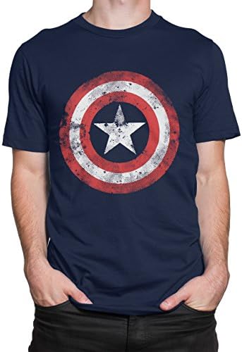 Az Amerika Kapitány A Marvel Férfi' Bosszúállók Amerika Kapitány Póló