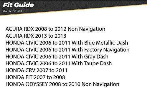 Scosche HA10RB Kompatibilis 2006-10 Válassza ki a Honda Civic Power/Hangszóró Csatlakozó/Vezeték Hám Újra telepíteni A Gyári Sztereó színkódos