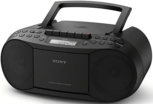 Sony Cfds70-Blk CD/MP3 Kazetta Boombox Haza Audio Rádió, Fekete, AUX
