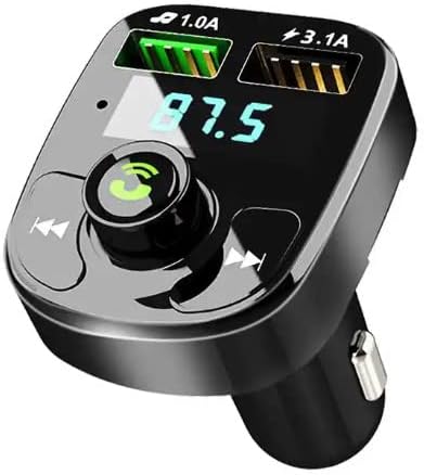 A vezeték nélküli Autóskészlet Bluetooth Adapter FM Transmitter MP3 Lejátszó — Kettős USB Töltő Port, a Hívás Gombot, LED Kijelző, Micro