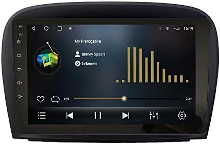 Android 10 Autoradio Autós Navigációs Sztereó Multimédia Lejátszó, GPS, Rádió, 2.5 D érintőképernyő forBENZ SL 2008-2012 Octa-Core