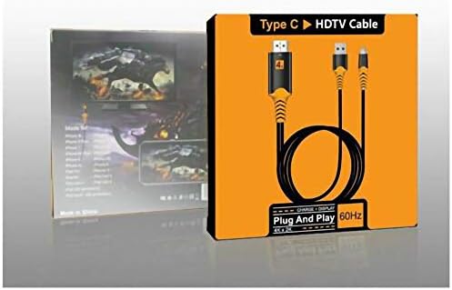 Tek Styz, Narancs PRO USB-C HDMI Dolgozik a Samsung Galaxy Tab S5e/Galaxy Tab S6 a 4k-s a hálózati Port, 6ft Kábel Teljes