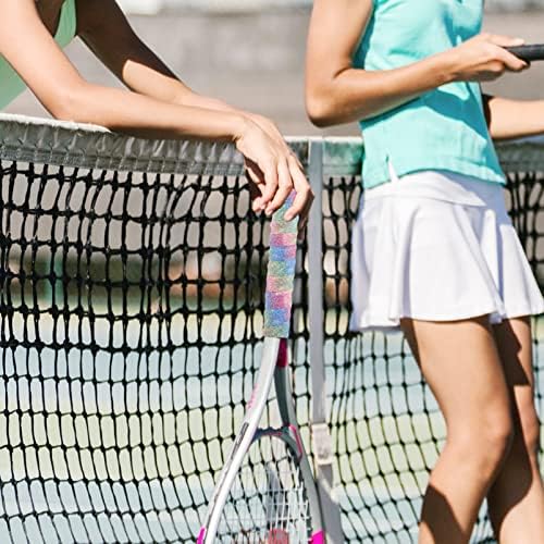 Obuyke Squash 5db Tollaslabda Ütő Szalag PU Anti - Tenisz Overgrip Tollaslabda Ütő Wrap Sweatbands a Baseball, Golf Kezelni horgászbot Teniszütő