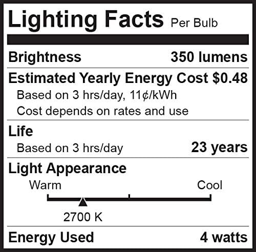 Bioluz LED 40W Végtelen szálból készült Gyertyatartót Izzó, E12 Bázis Magas Hatásfok LED Gyertya Izzó, UL