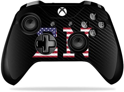 MightySkins Szénszálas Bőr Microsoft Xbox One X Vezérlő - Sigma Nu Americana | Védő, Tartós Szerkezetű Szénszálas Befejezés | Készülék Nem