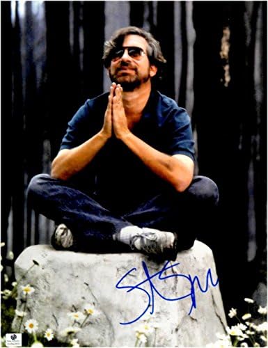 Steven Spielberg Kézzel Aláírt Dedikált 11x14 Fotó Jóképű Imádkozik GA 842800