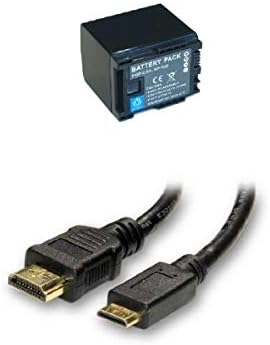 Kiegészítő Készlet Kompatibilis a Szinergia Digitális, Működik a JVC Everio GZ-MS215BEU Videokamera Tartalmazza: SDM-1550