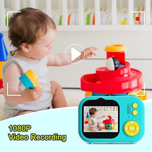 aiyMsx Gyerekek Kamera, HD Digitális Videó Kamerák Kisgyermek,Hordozható Játék 3 4 5 6 7 8 Éves Gyermek Karácsonyi Ajándékokat