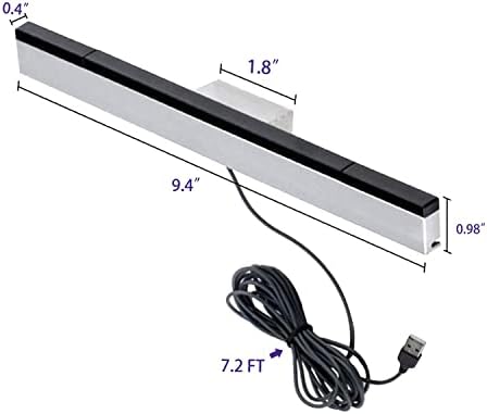USB-Érzékelő Bár a Wii , Csere Vezetékes Infravörös fénysugár Érzékelő Bár a Nintendo Wii, valamint Wii U Konzol
