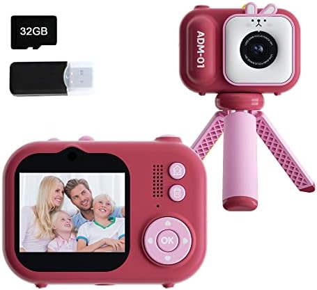 aiyMsx Gyerekek Kamera, HD Digitális Videó Kamerák Kisgyermek,Hordozható Játék 3 4 5 6 7 8 Éves Gyermek Karácsonyi Ajándékokat a