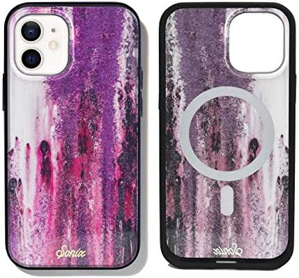 Sonix Purple Rain Esetében MagSafe iPhone 12/12Pro + Mágneses Telefon, Autós tartó