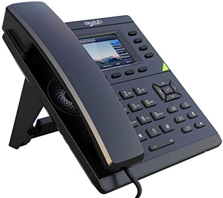 ClearlyIP 230 VoIP Telefon POE (vagy AC Adapter Külön megvásárolható), 4 a SIP (telefonvonal) Támogatása, 12 funkciógombok a 2.8 Inch LCD