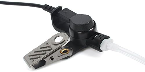 HYS 2,5 mm-es Vevő/Figyelj CSAK Felügyeleti Akusztikus Cső Fülhallgató Fülhallgató Vállán Egy Pár Közepes Earmolds(Jobbra-Balra)