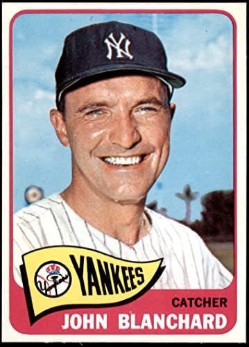 1965 Topps 388 John Blanchard New York Yankees (Baseball Kártya) NM/MT Yankees