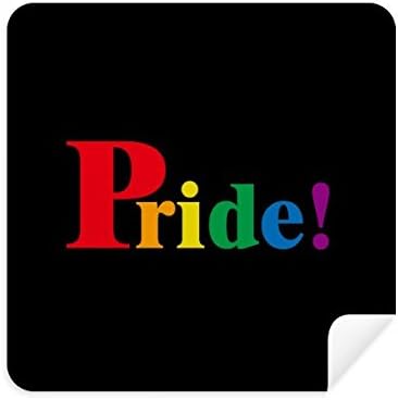 Büszkeség LMBT Szivárvány Homo Szemüveg Ruhával Képernyő Tisztító Velúr Szövet 2 Pack