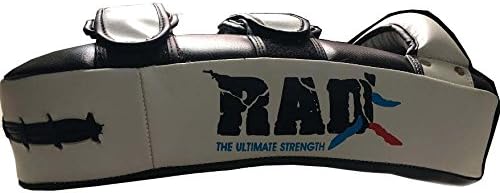 RAD MMA Sztrájk Kar Pajzs Ívelt Képzés Pad Thai Kick fókuszkeret Boksz Boksz-Kesztyűket Senior, Junior (Egyszeri Tétel) (White & Black, Junior)