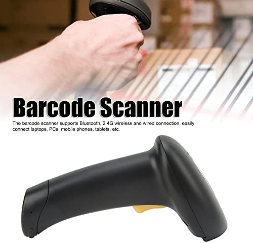 Barcode Scanner, USB Vezetékes Bluetooth Kézi Vonalkód olvasó a Szupermarketben