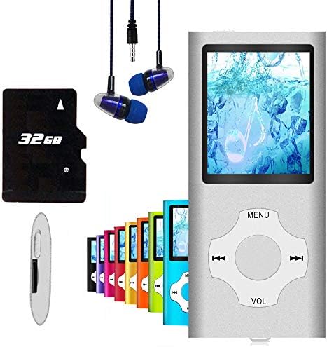 MP3-Lejátszó / MP4 Lejátszó, Hotechs MP3 Lejátszó, 32 gb-os SD Kártya Vékony Klasszikus Digitális LCD 1.82 Screen Mini USB Port FM Rádió, hangfelvétel