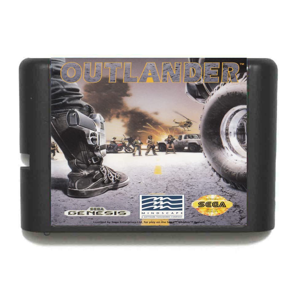 Outlander 16 bit MD Játék Kártya Sega Mega Drive-Genesis-NTSC-U