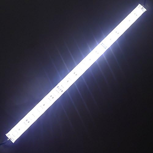 LEDENET 24V DC Super Bright 5050 SMD Akvárium LED Szalag Vízálló Alumínium Világítás (Hideg Fehér (Két 20 cm Hosszú))