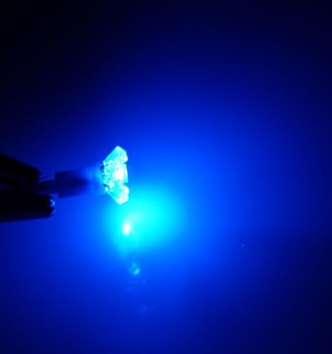 Tuningpros LEDIG-T5-B3 Gerneral Eszköz LED Izzók T5, 3 LED-es Kék 2-pc-be