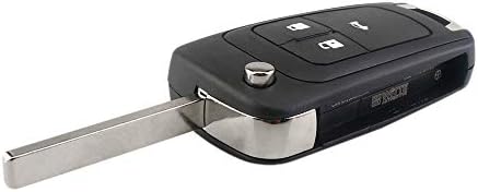 Dewangli Csere Flip Összecsukható kulcstartó burkolata alkalmas 2010 2011 2012 2013 2014 Chevrolet Chevy Camaro Cruze Malibu Napéjegyenlőség