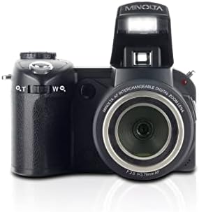 Minolta MN24Z 33 MP / 1080p HD Digitális Fényképezőgép w/Cserélhető Objektívvel Kit (Fekete)