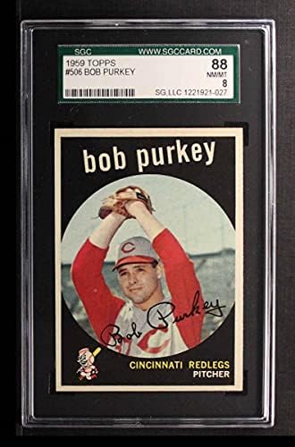 1959 Topps 506 Bob Purkey Cincinnati Reds (Baseball Kártya) CSKP CSKP 8.00 Vörösök