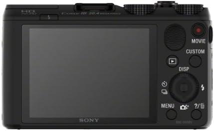 Sony DSC-HX50V/B 20.4 MP Digitális Kamera, 3 Hüvelykes LCD-Képernyő (Fekete)