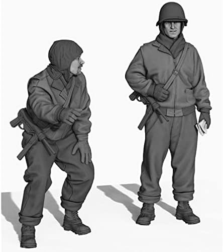 Goodmoel 1/35 második VILÁGHÁBORÚ Ardennek Harcoló amerikai Katona Gyanta Katona Modell-Készlet/Összeszerelt, valamint Festetlen