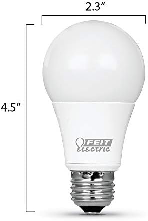 Feit Elektromos 19 LED Izzó, 60W Egyenértékű LED Izzók, Szabályozható, 800 Lumen, 8.8 W LED, E26 Közepes Bázis, 5000K Nappal, CRI