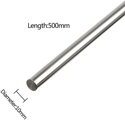 GOONSDS Alumínium Rudak Kerek Bár a Laboratóriumi Anyagok, illetve a DIY Design,Átmérő 10mm