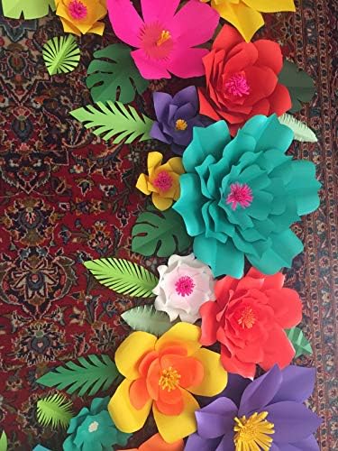 Papír Virág Trópusi DIY Készlet