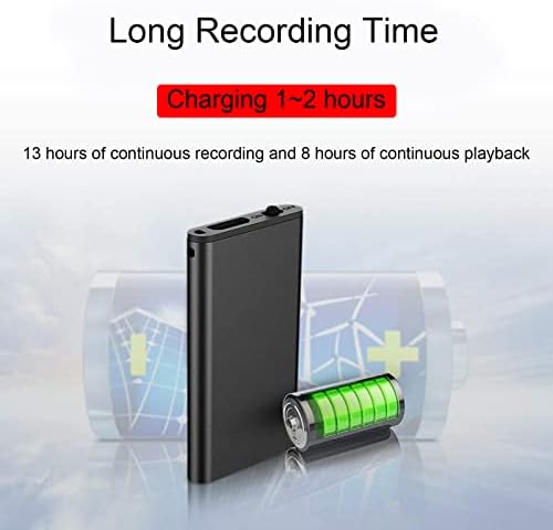 32 GB Digitális diktafon Mini hangvezérelt Felvevő Előadások, Találkozók 13 Óra Audio Felvételi Idő USB MP3 Lejátszó Készülék