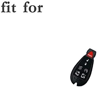 SEGADEN Szilikon Borító Protector Esetben Jogosult Bőr Kabát Kompatibilis JEEP CHRYSLER DODGE 7 Gombot a Smart Remote távirányító
