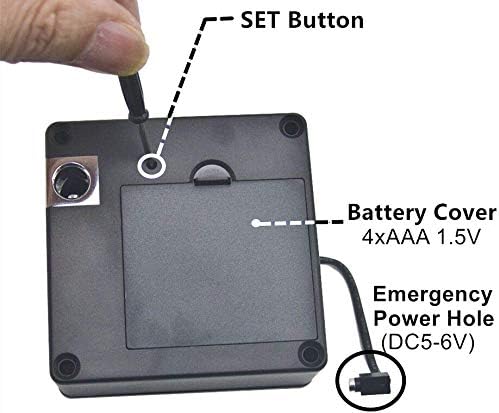 Tokatuker Láthatatlan Szekrény Zár, Rejtett NFC Zár DIY RFID Zár, Retesz, USB-Kábel Power Fából készült Szekrény Fiókjában