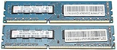 2x4GB (8 GB Összesen) HYNIX HMT351U6CFR8C-PB 4GB PC3-12800U Asztali Memória