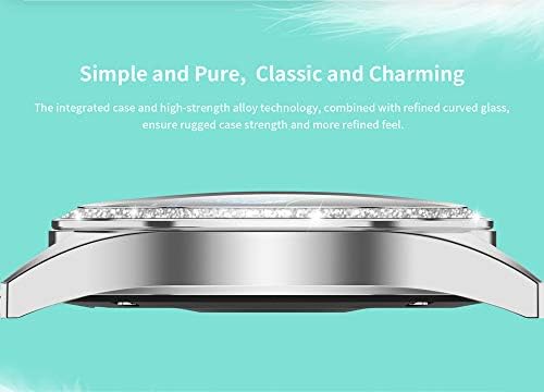 Smart Touch Luxus Női KW20 Intelligens Karóra w/Káprázatos Strassz, IP68 Vízálló, Bluetooth | Sleep & Heart Rate Monitor, Lépésszámláló,