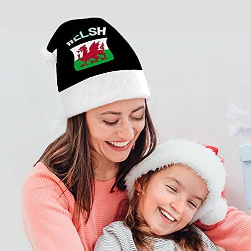 A Walesi Zászló Karácsonyi Kalap Újévi Ünnep Fél Cosplay