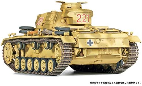 Akadémia 13531 1/35 német Panzer III Ausf.J Észak-Afrika Tartály Műanyag Modell készlet