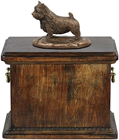 Norwich Terrier, Emlékmű, urna a Kutya Hamvait, a Kutya Szobor, ArtDog