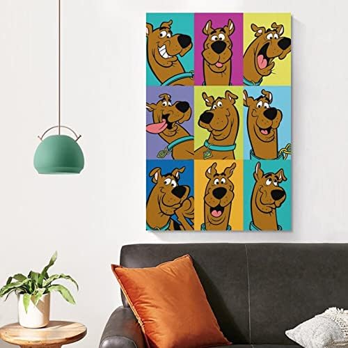 Scooby Doo - TV-Show Plakát, Poszter Fali Vászon Art Dekor Nyomtatási Kép Festmények Nappali Hálószoba Dekoráció Nincs Keret 12x18inch(30x45cm)